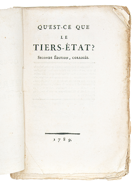 Quest ce que le Tiers Etat Seconde édition corrigée